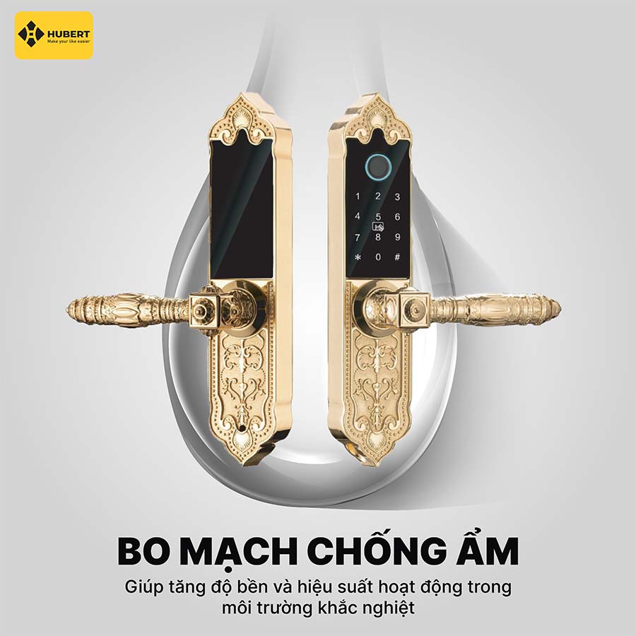 Khóa điện tử Hubert HB DS79 Gold Mini