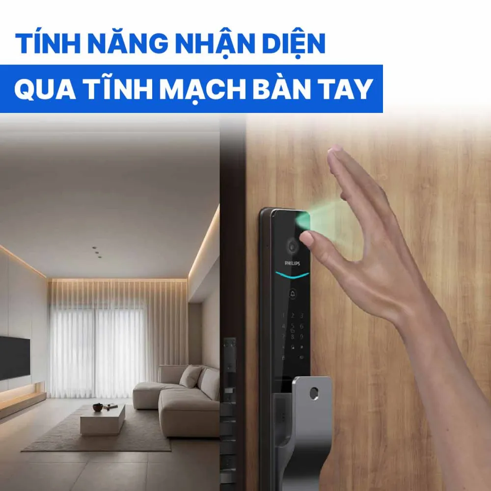 Khóa cửa thông minh Philips DDL720-MVP-17HWS