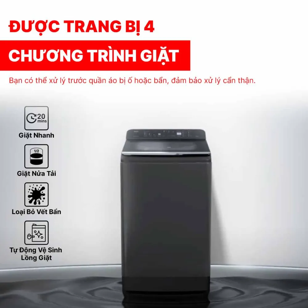 Máy giặt Hitachi Inverter 12kg LTL 12MVJWT