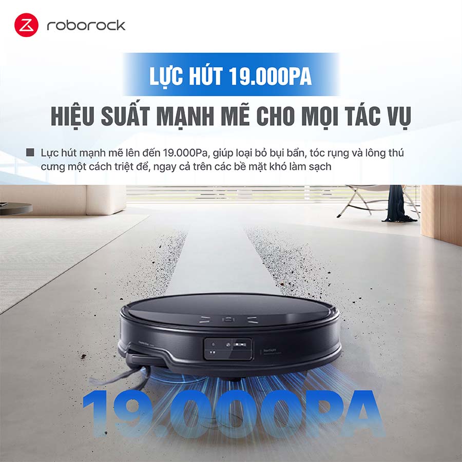 Robot hút bụi lau nhà Roborock Saros 10R