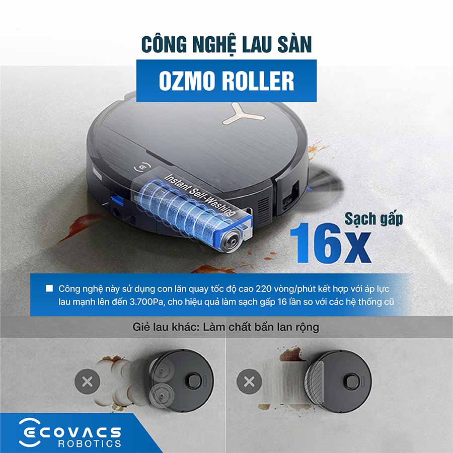 Robot hút bụi Ecovacs Deebot X9 Pro Omni