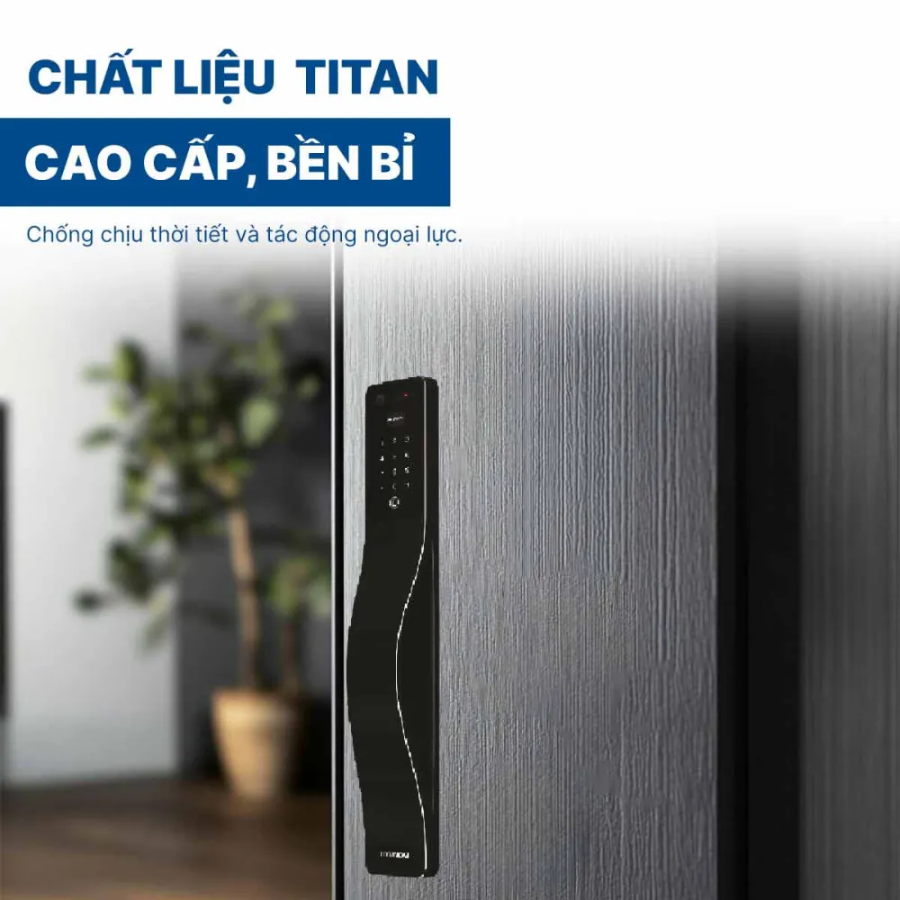 Khoá điện tử Hyundai cửa gỗ HY-SLA807F Black