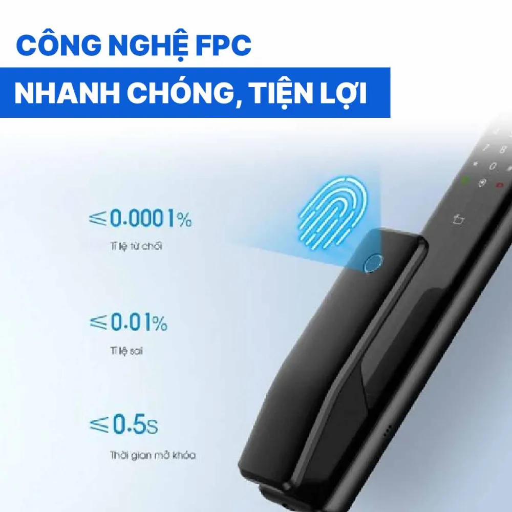 Khóa cửa vân tay cao cấp Philips Alpha
