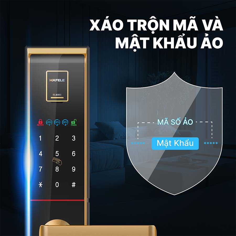 Khóa điện tử Hafele EL9000-TCS 912.05.376