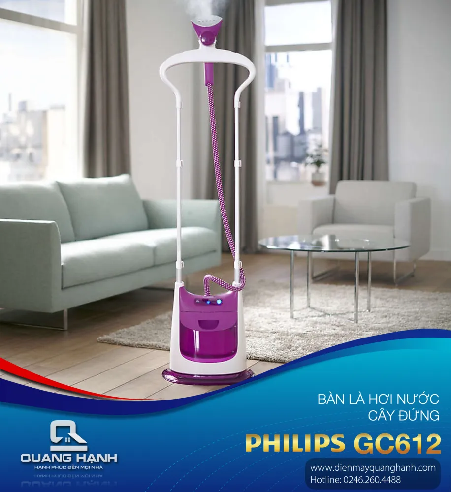 Bàn Ủi Hơi Nước Đứng Philips GC612