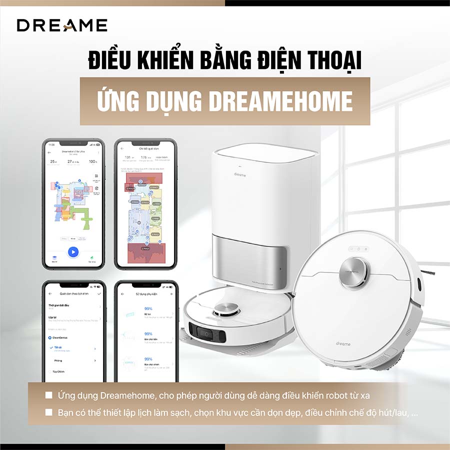 Robot hút bụi lau nhà Dreame L10s Ultra
