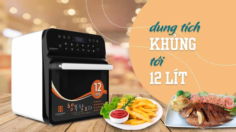 Thiết kế dung tích lớn 12 lít