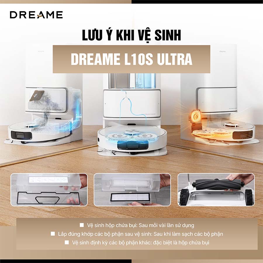 Robot hút bụi lau nhà Dreame L10s Ultra