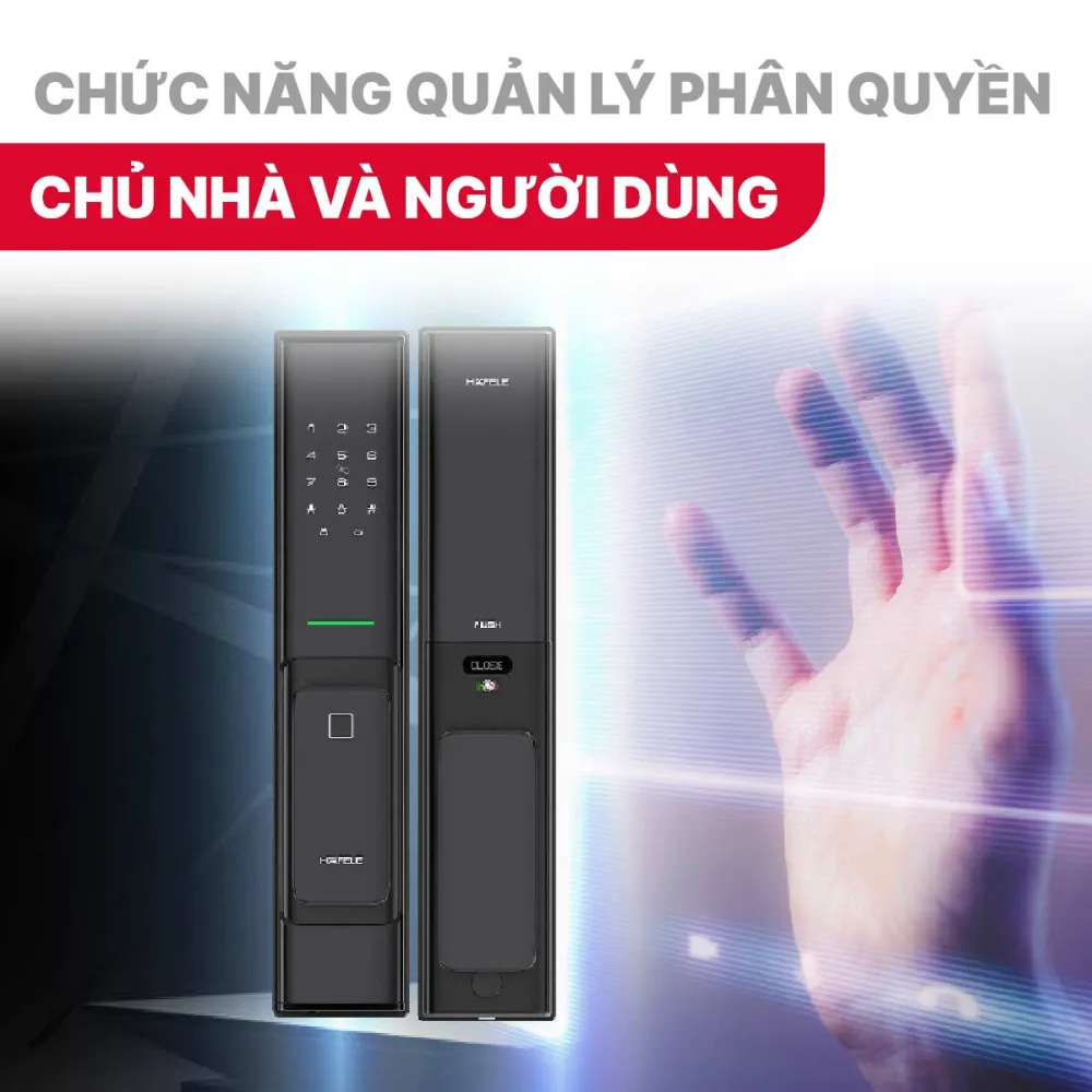 Khóa điện tử Hafele PP8100 912.20.286 Màu đen