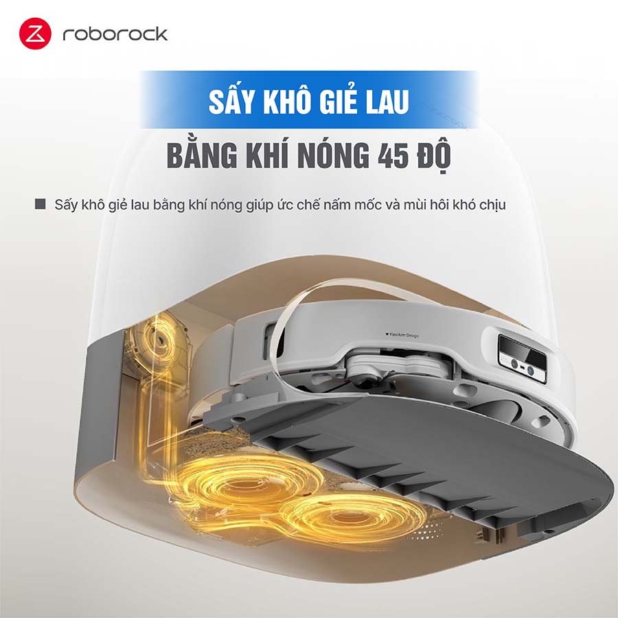 Robot hút bụi Roborock Q Revo CurV