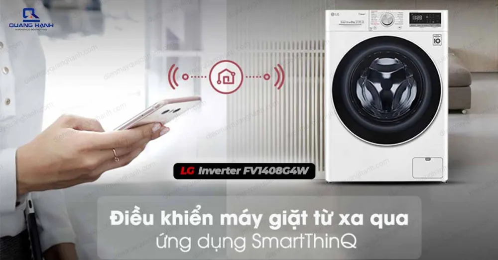 Máy giặt sấy LG Inverter 8.5 Kg FV1408G4W
