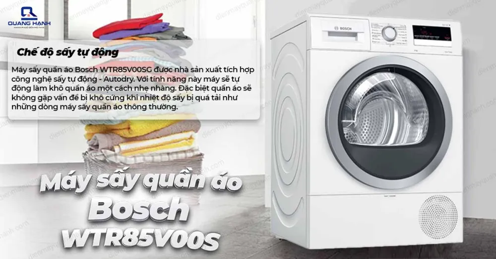 Máy sấy quần áo Bosch WTR85V00SG