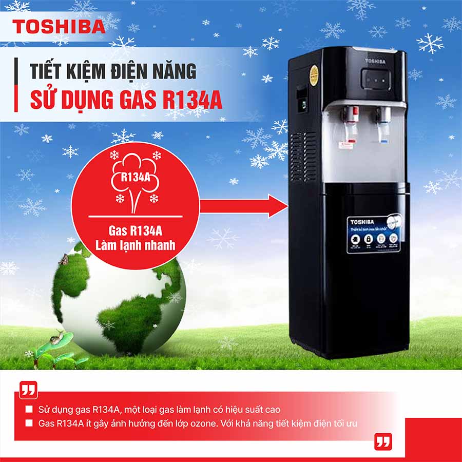 Máy nước nóng lạnh Toshiba RWF-W1664TV(K)