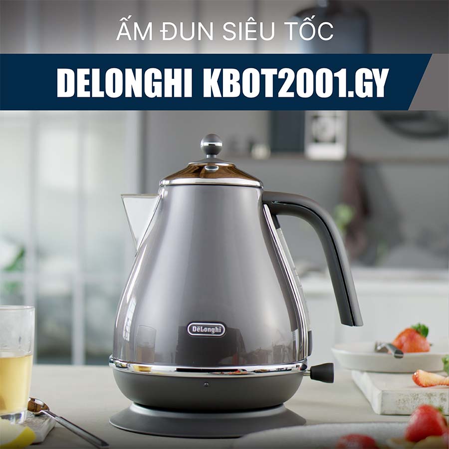Ấm Siêu Tốc Delonghi KBOT2001.GY