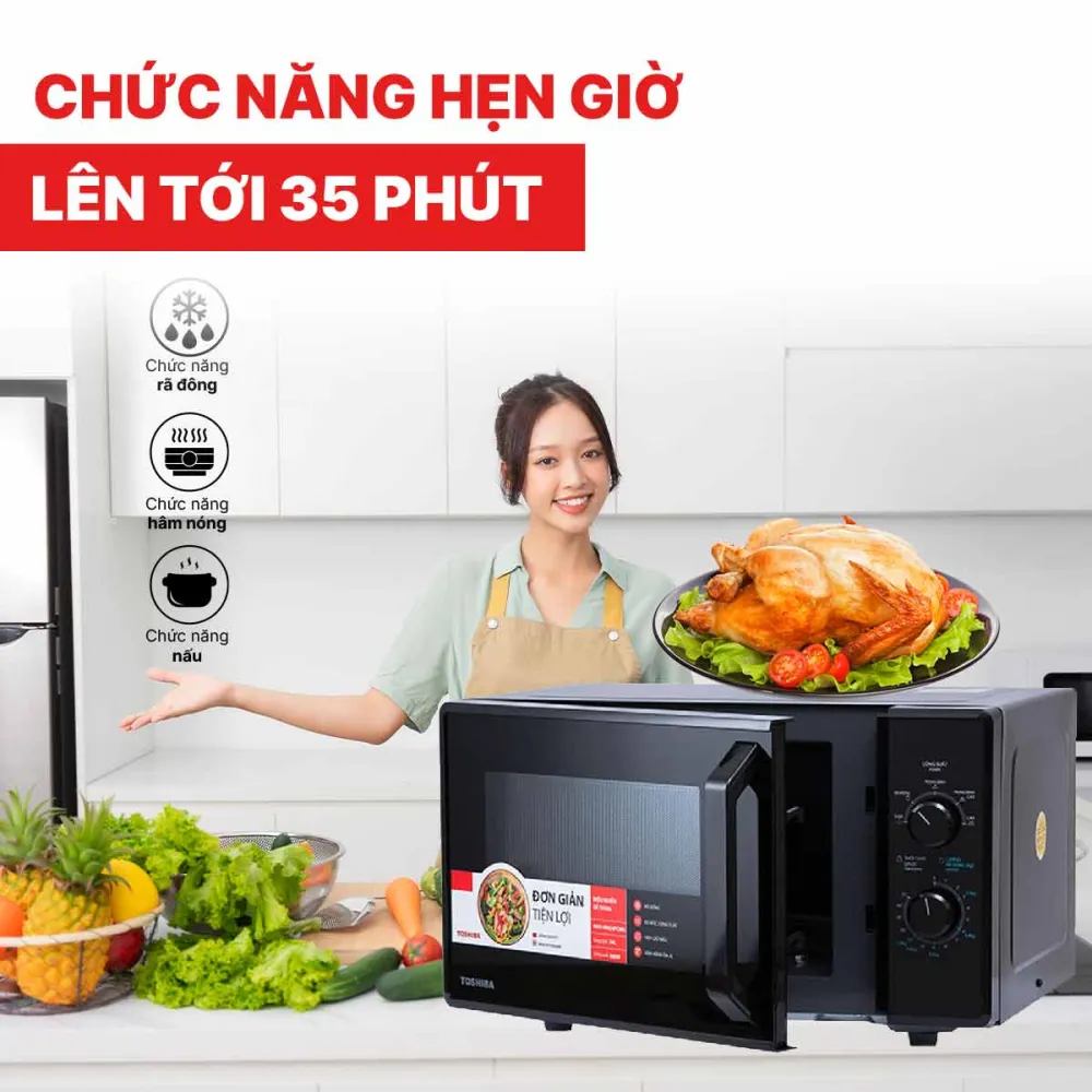 Lò vi sóng Toshiba MW2-MM24PC(BK) 24L