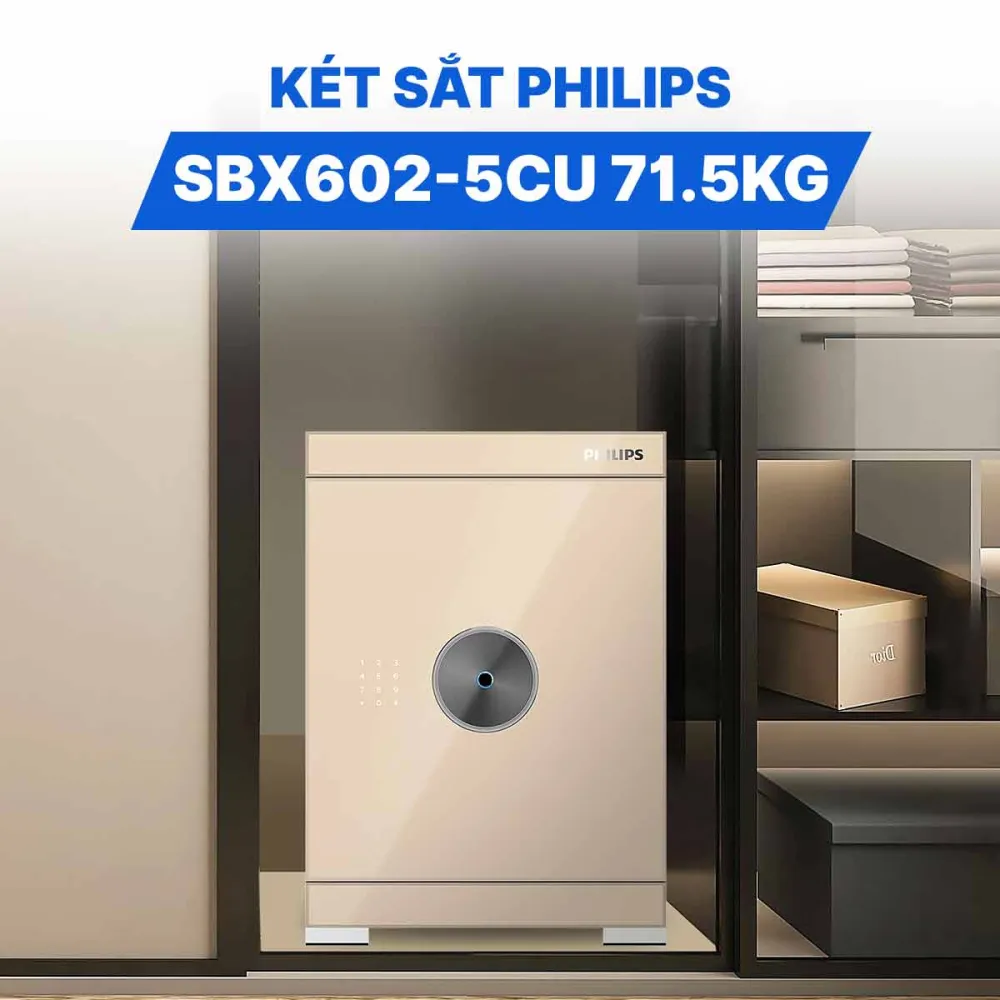 Két sắt Philips SBX602-5CU 71.5kg