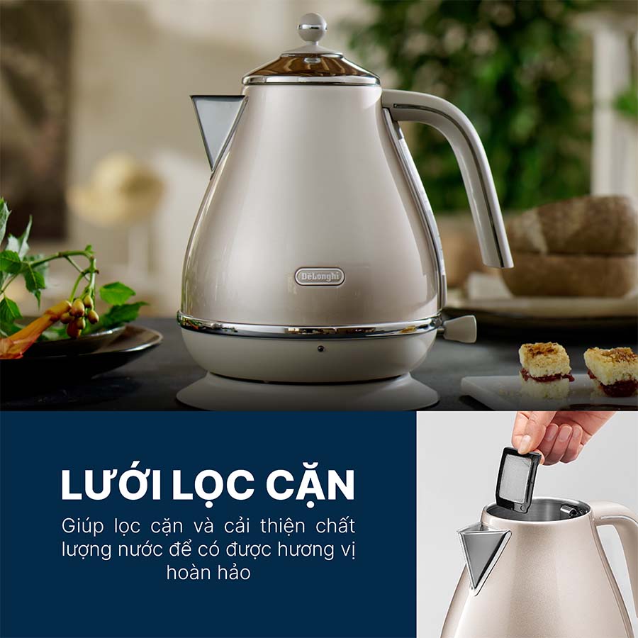 Ấm Siêu Tốc Delonghi KBOT2001.BG