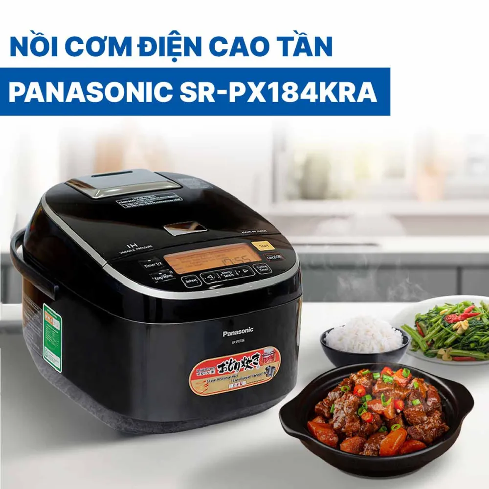 Nồi cơm điện cao tần Panasonic SR-PX184KRA dung tích 1.8 lít