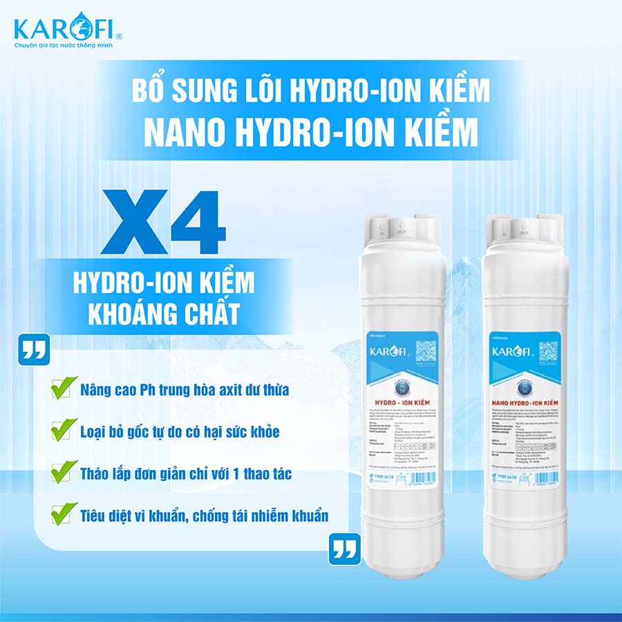 Máy lọc nước nóng lạnh Karofi KAD-L85