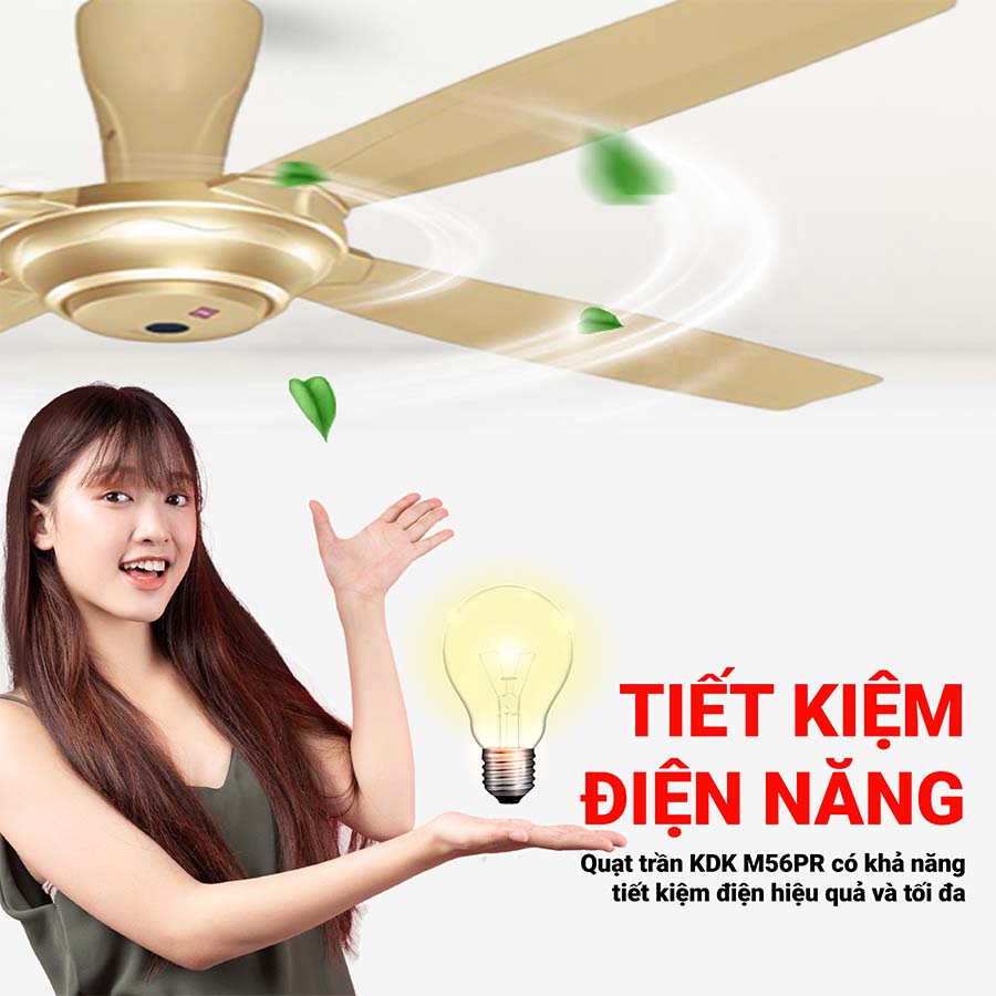 Quạt trần KDK M56PR