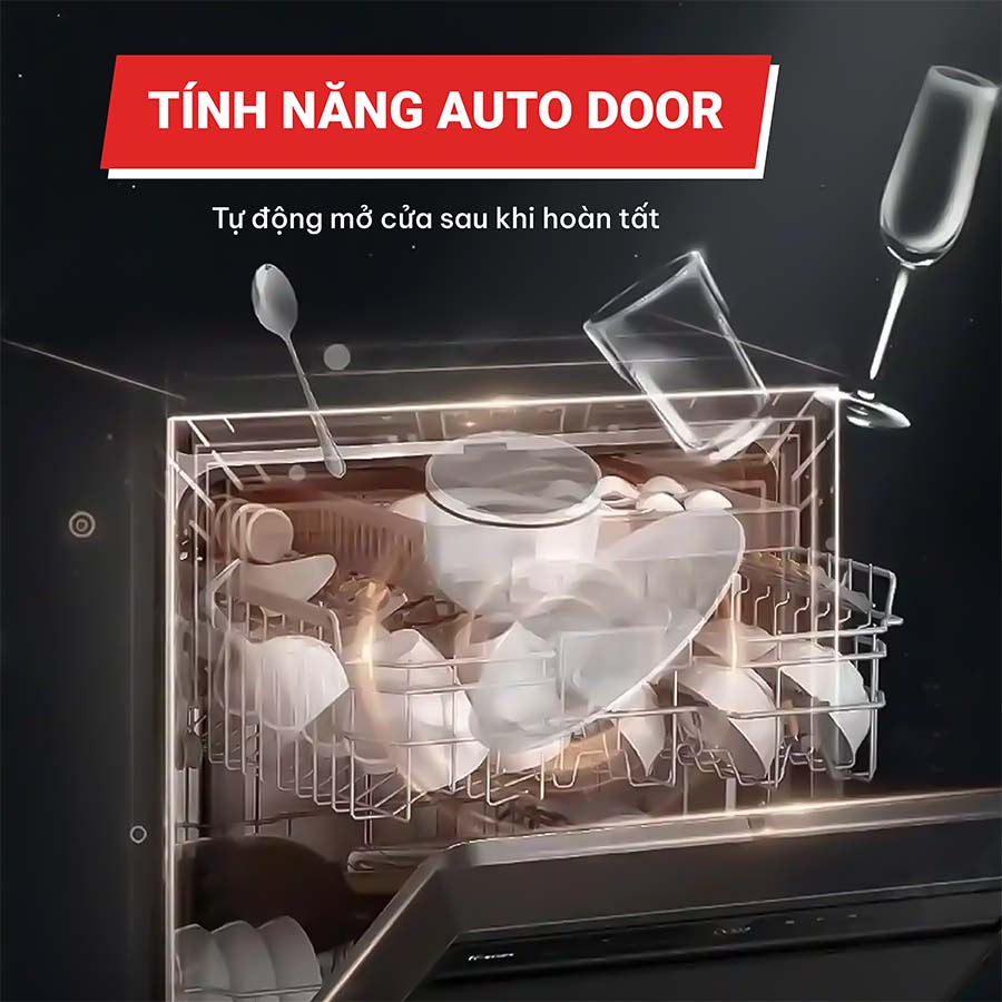 Máy rửa bát 15 bộ Texgio TGD8615BE