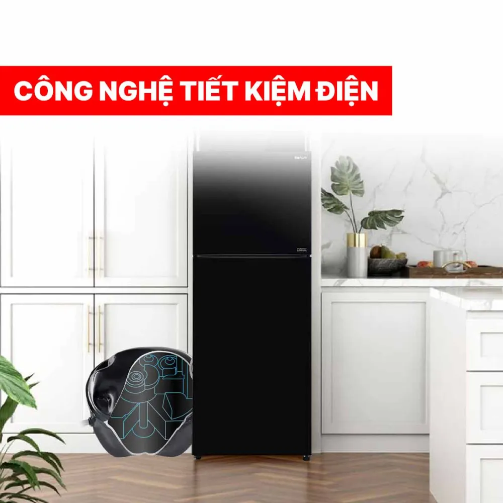 Tủ lạnh Hitachi Inverter 349 lít R-FVY480PGV0 GBK