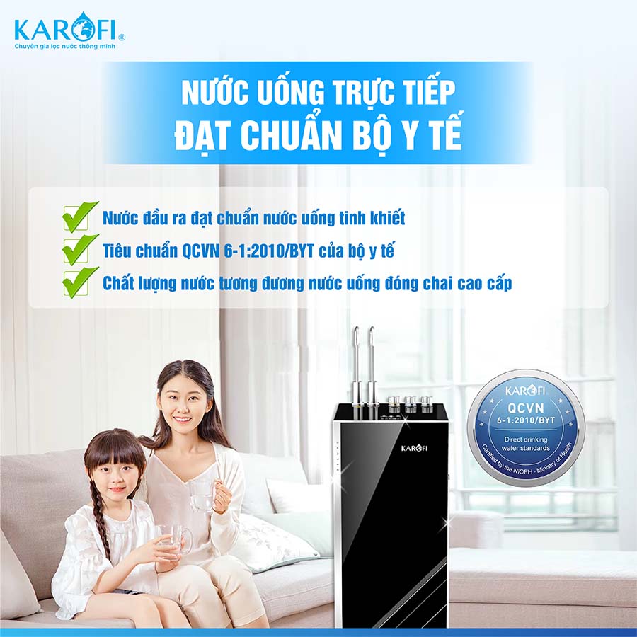 Máy lọc nước nóng lạnh Karofi KAD-L85
