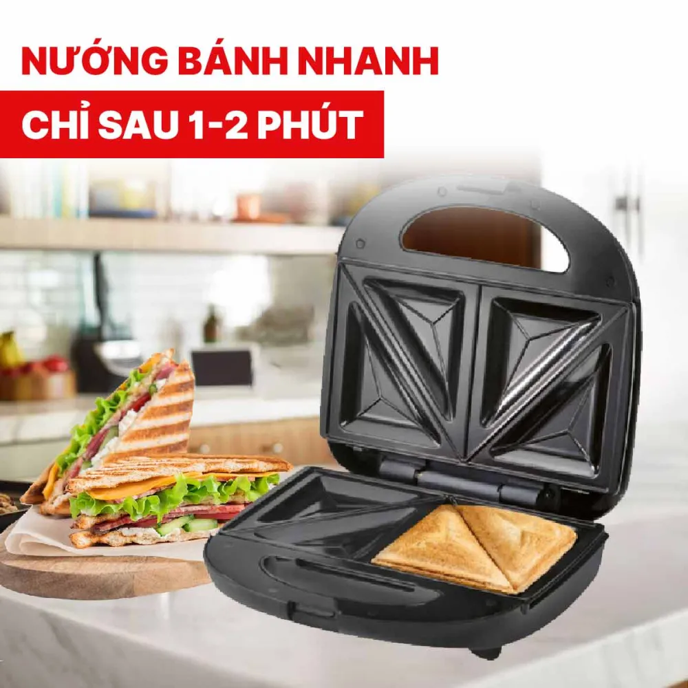 Máy nướng bánh mì sandwich Silvercrest SSWM 700B1