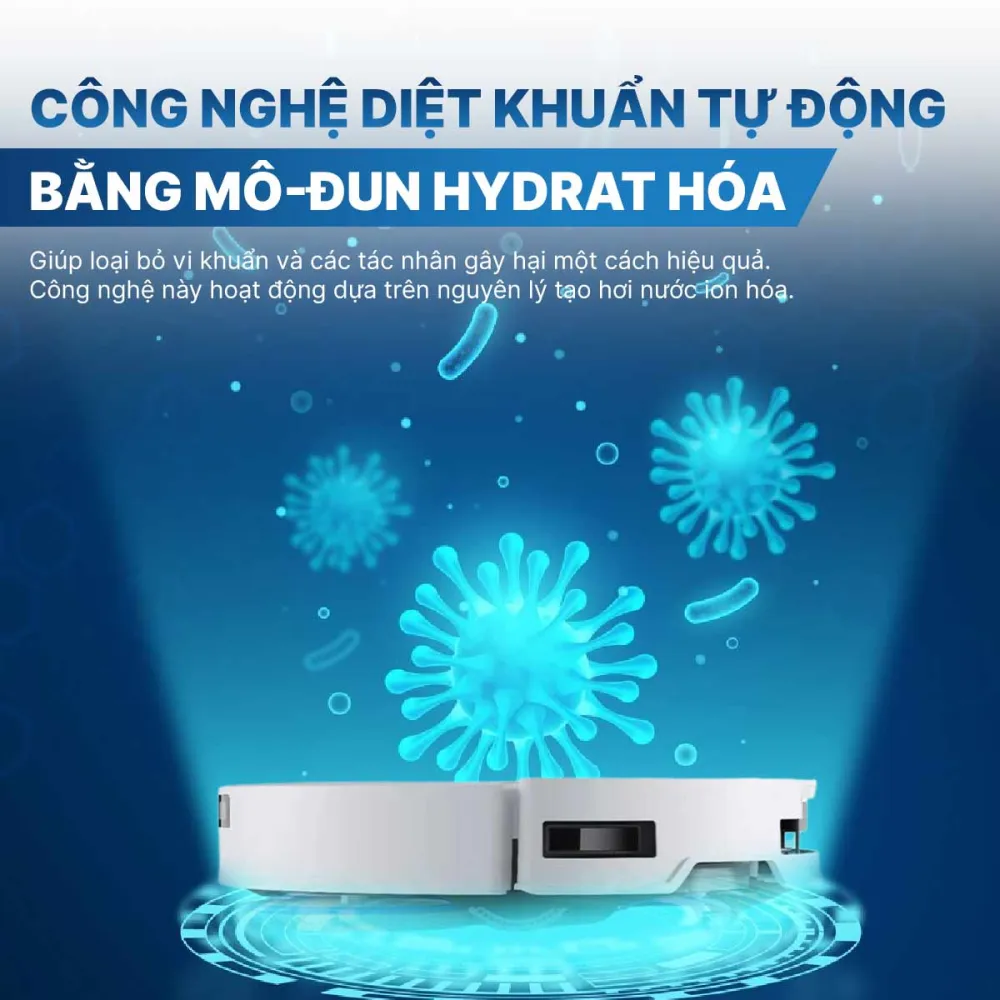 Robot hút bụi lau nhà Ecovacs Deebot T50 Pro Omni 2025