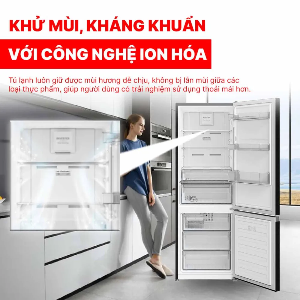 Tủ lạnh Hitachi Inverter 396 lít R-B415EGV1