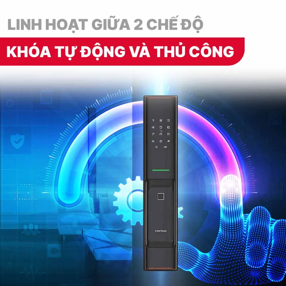 Khóa điện tử Hafele PP8100 912.20.261 Màu vàng đồng