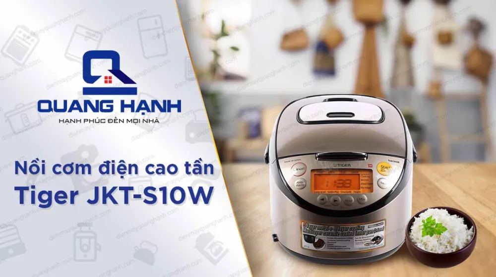 Nồi cơm điện tử cao tần Tiger-S10W 1 lít