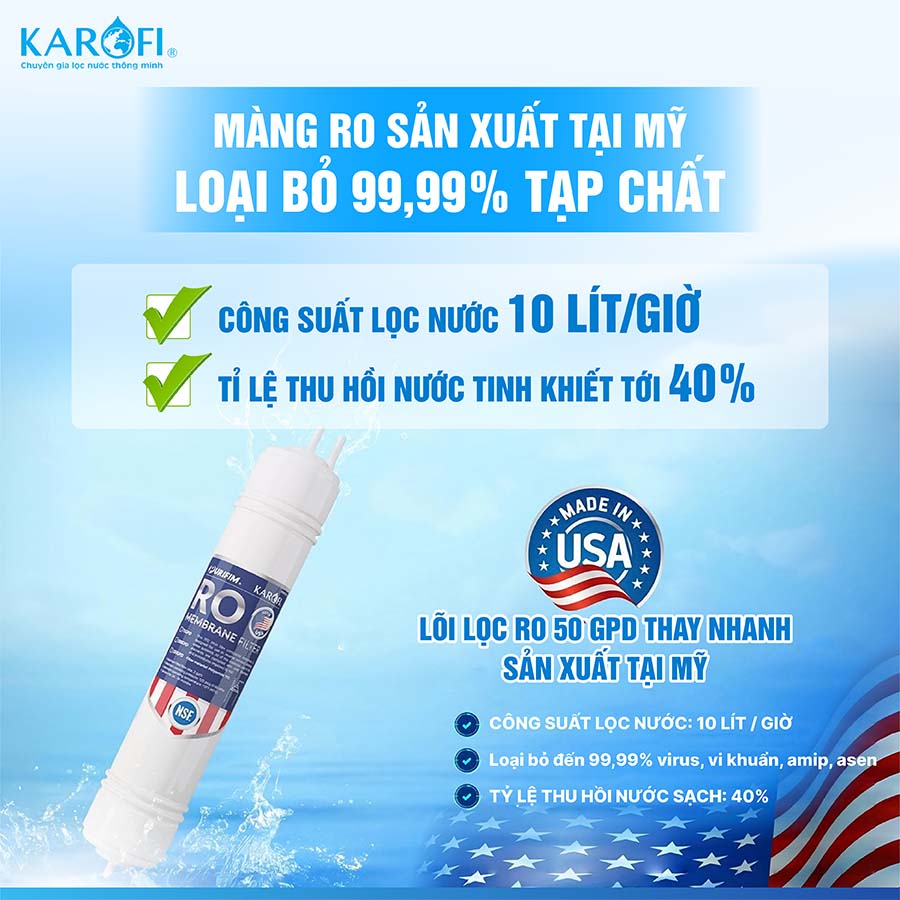 Máy lọc nước Karofi KAQ-L22