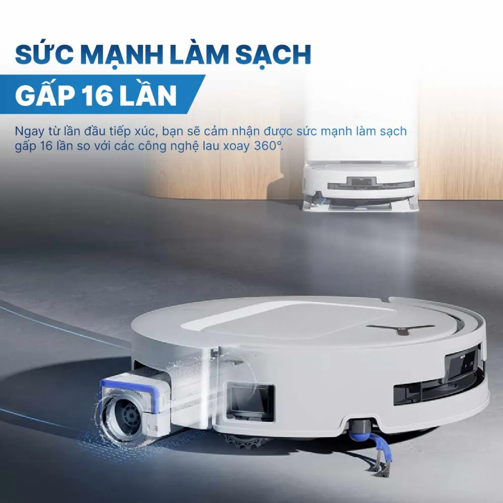 Robot hút bụi lau nhà Ecovacs Deebot T80 Omni
