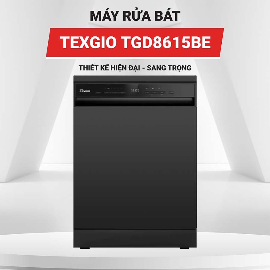 Máy rửa bát 15 bộ Texgio TGD8615BE