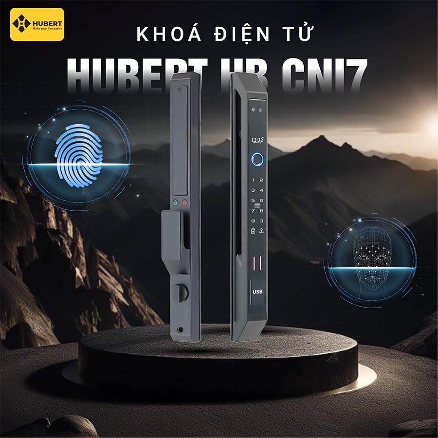 Khóa điện tử Hubert HB CNI7 TITAN EU