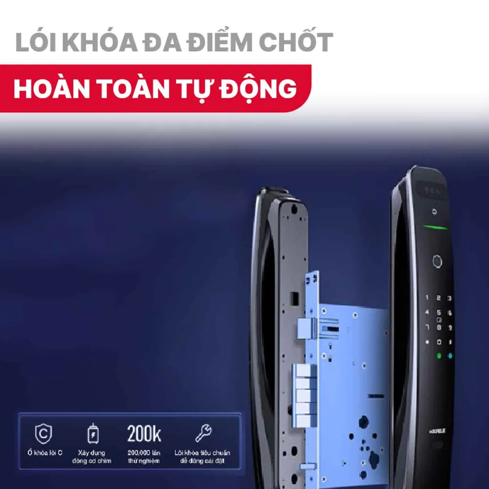 Khóa điện tử Hafele PP9100 912.20.697 Màu đen