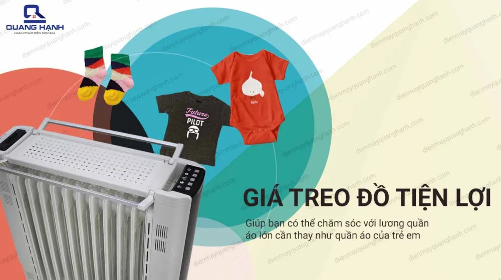 TS-9212 có giá phơi đồ tiện lợi