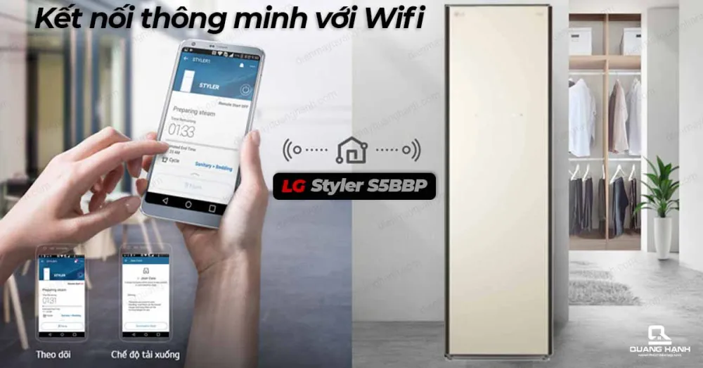Máy giặt hấp sấy LG Styler S5BBP