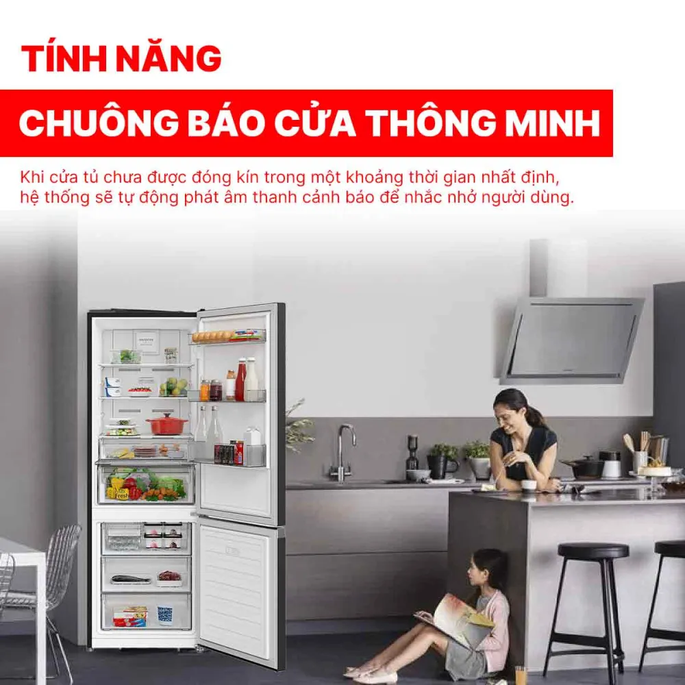 Tủ lạnh Hitachi Inverter 323 lít HRBN6340DUVN