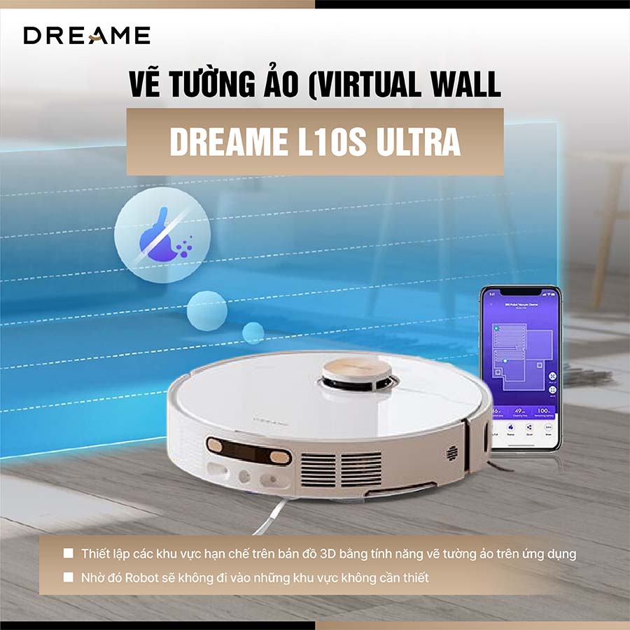 Robot hút bụi lau nhà Dreame L10s Ultra