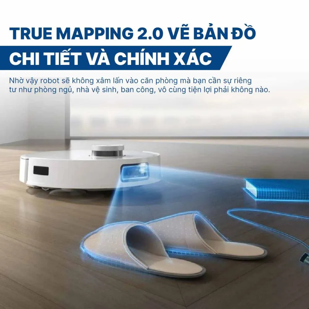 Robot hút bụi lau nhà Ecovacs Deebot T10 Bản quốc tế