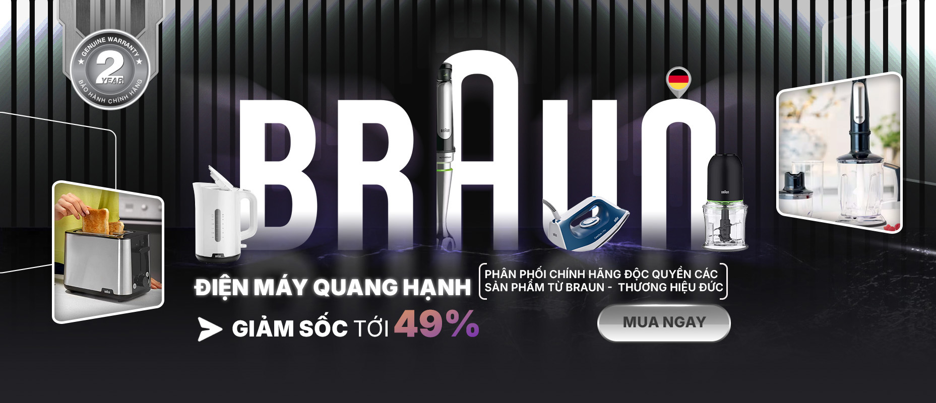 SẢN PHẨM BRAUN CHÍNH HÃNG