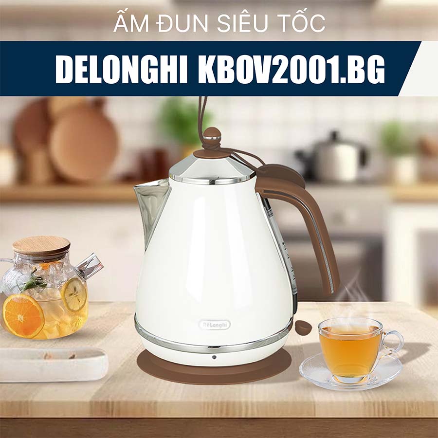 Ấm đun siêu tốc Delonghi KBOV2001.BG