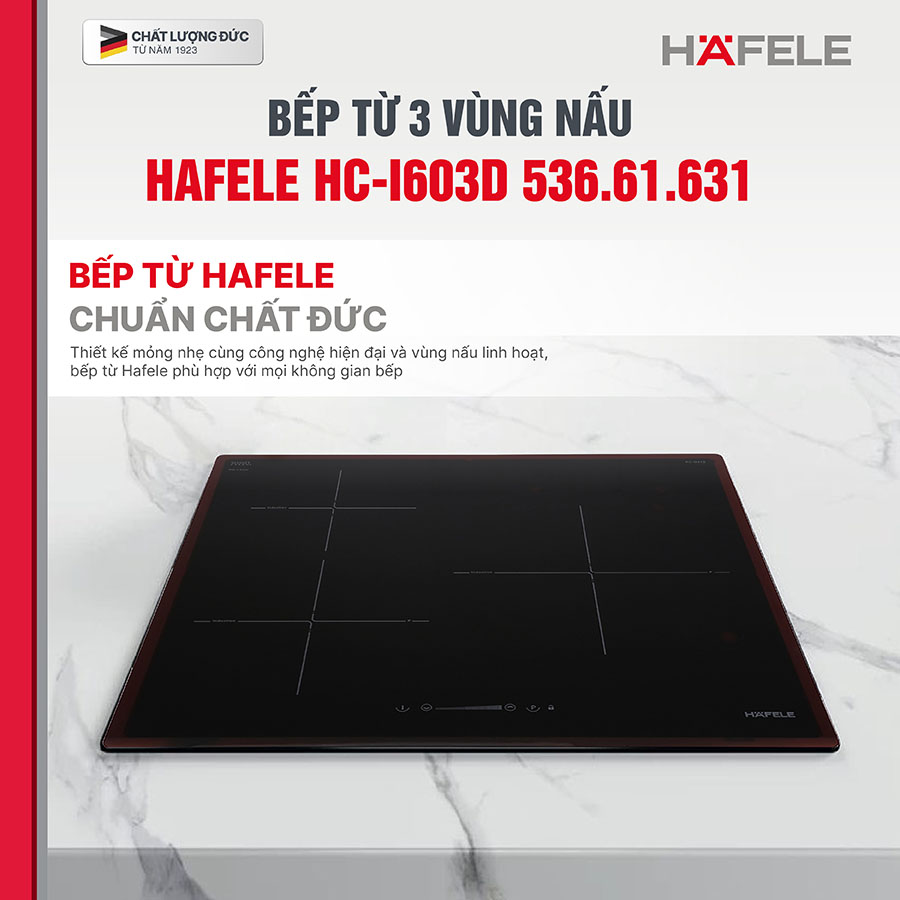 Bếp từ 3 vùng nấu Hafele HC-I603D 536.61.631