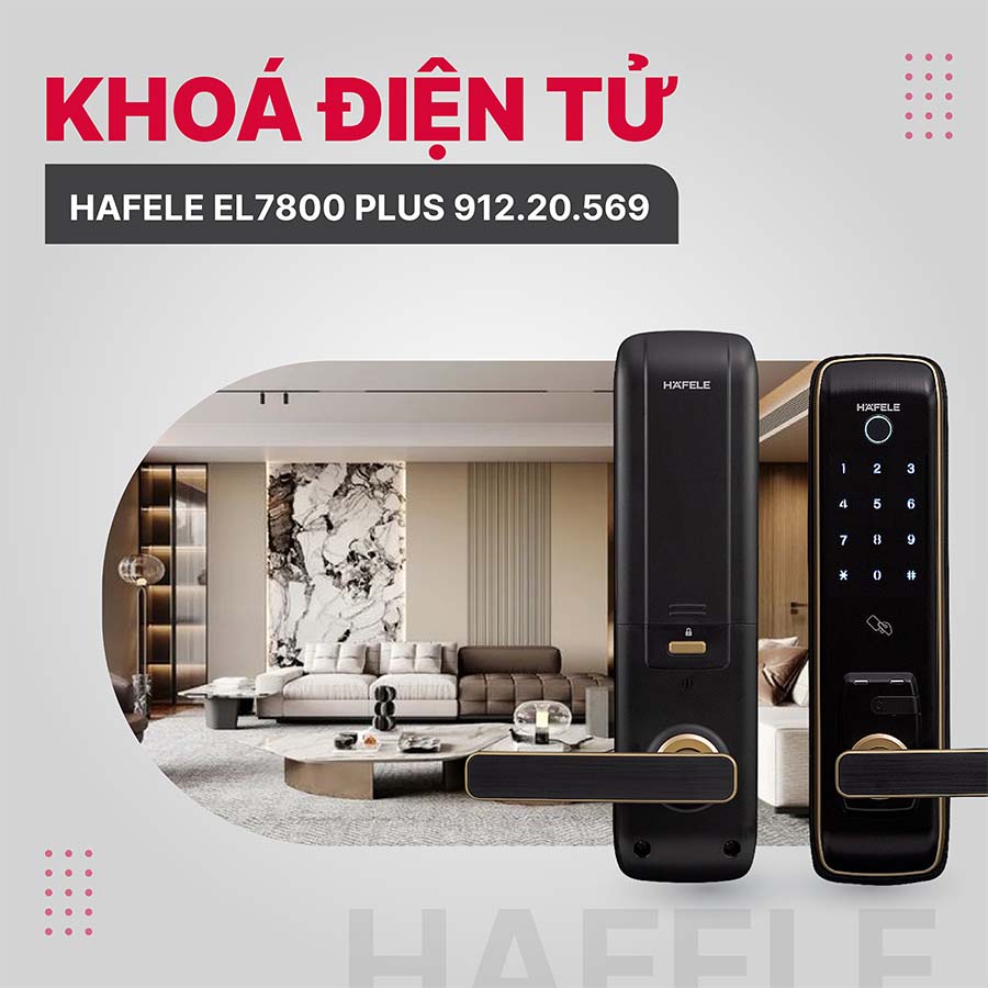 Khóa điện tử Hafele EL7800 PLUS 912.20.569