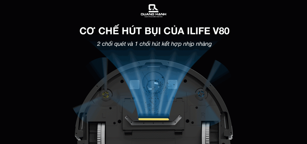 Cấu tạo của robot hút bụi ILIFE V80