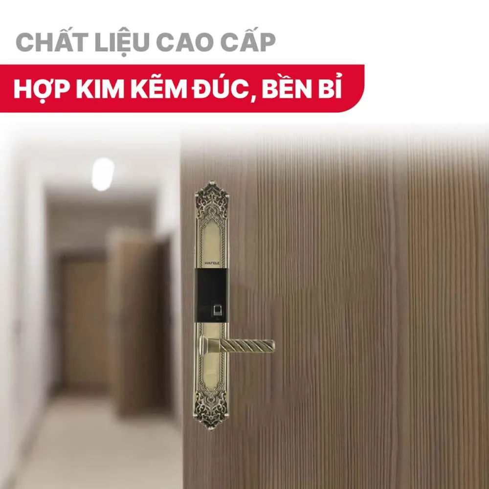 Khóa điện tử Hafele EL10K 912.05.317 Màu vàng