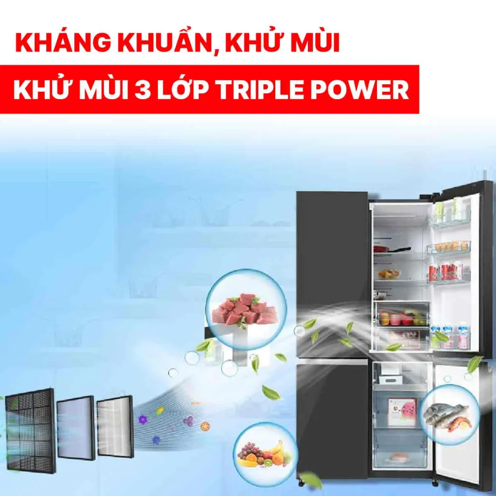 Tủ lạnh Hitachi Inverter 569 lít R-WB640PGV1 GMG