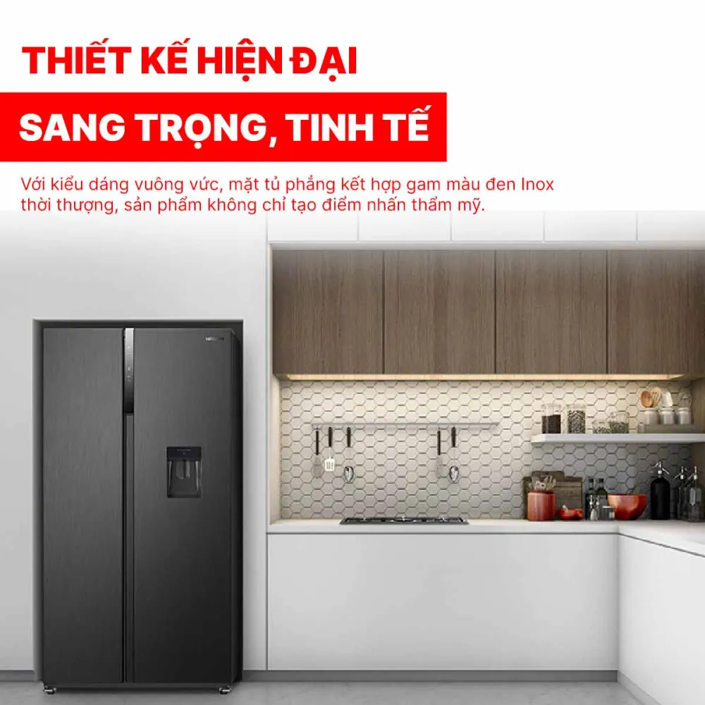 Tủ lạnh Hitachi Side by Side 525 lít HRSN9552DWDXVN